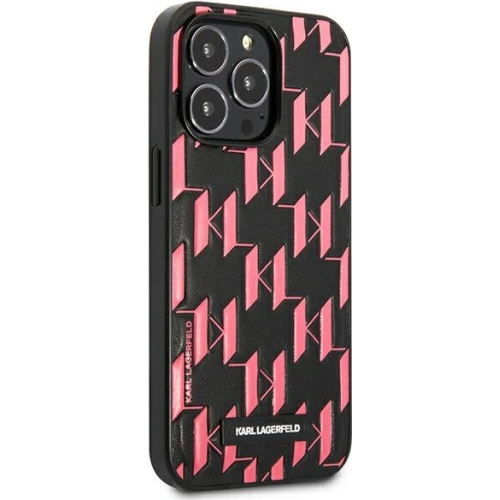 Etui Karl Lagerfeld KLHCP13XMNMP1P Apple iPhone 13 Pro Max hardcase różowy/pink Monogram Plaque