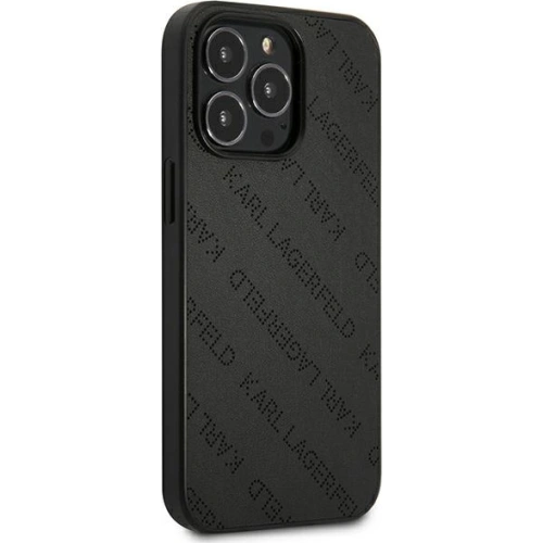 Etui Karl Lagerfeld KLHCP13XPTLK Apple iPhone 13 Pro Max hardcase czarny/black Perforated Allover