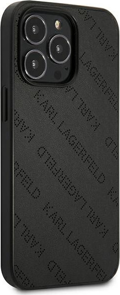 Kryt Karl Lagerfeld KLHCP13XPTLK Apple iPhone 13 Pro Max hardcase black Perforated Allover