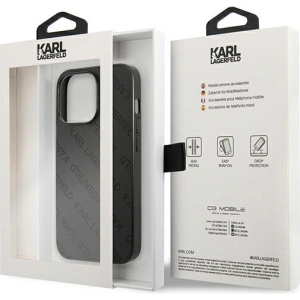Hurtownia GSM - Etui Karl Lagerfeld KLHCP13XPTLK Apple iPhone 13 Pro Max hardcase czarny/black Perforated Allover - KLD972BLK - {ean13} - Hurt