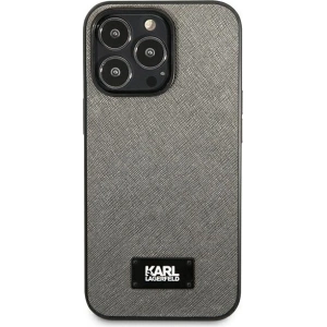 Hurtownia GSM - Etui Karl Lagerfeld KLHCP13XSFMP2DG Apple iPhone 13 Pro Max hardcase srebrny/silver Saffiano Plaque - KLD974SLV - {ean13} - Hurt