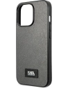 Hurtownia GSM - Etui Karl Lagerfeld KLHCP13XSFMP2DG Apple iPhone 13 Pro Max hardcase stříbrný/silver Saffiano Plaque - KLD974SLV - {ean13} - Hurt