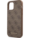 Hurtownia GSM - Etui Guess GUHCP12MG4GFBR Apple iPhone 12/12 Pro brązowy/brown hard case 4G Metal Gold Logo - GUE1840BR - {ean13} - Hurt