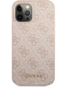 Hurtownia GSM - Etui Guess GUHCP12MG4GFPI Apple iPhone 12/12 Pro różowy/pink hard case 4G Metal Gold Logo - GUE1842PNK - {ean13} - Hurt