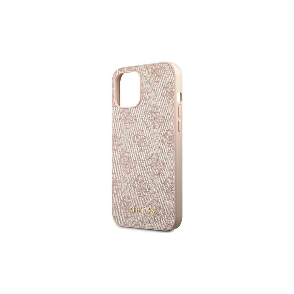 Hurtownia GSM - Etui Guess GUHCP12MG4GFPI Apple iPhone 12/12 Pro różowy/pink hard case 4G Metal Gold Logo - GUE1842PNK - {ean13} - Hurt