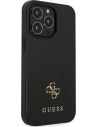 Wholesale Guess GUHCP13LPS4MK Apple iPhone 13 Pro black hardcase Saffiano 4G Small Metal Logo - GUE1843BLK - {ean13} - Hurt