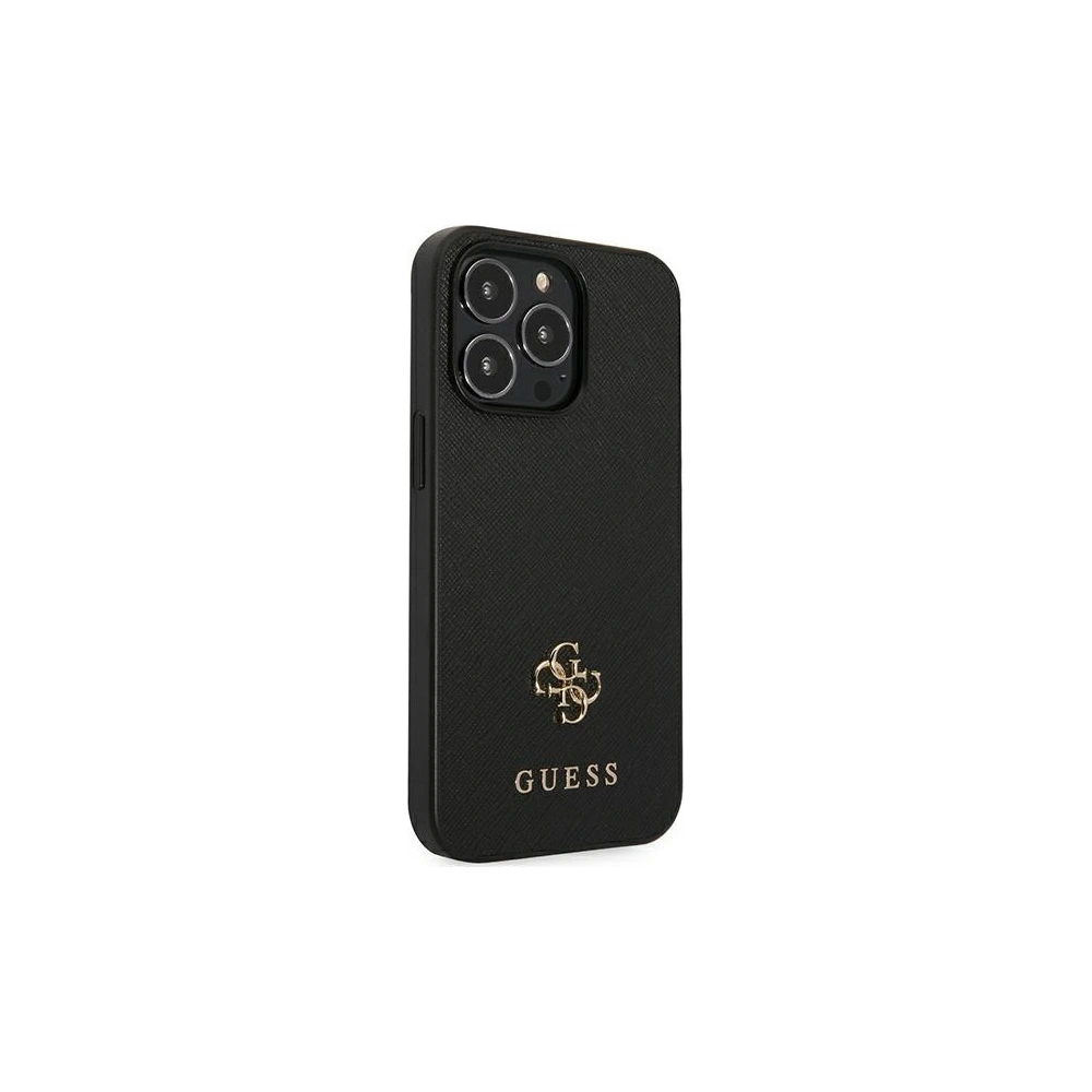 Wholesale Guess GUHCP13LPS4MK Apple iPhone 13 Pro black hardcase Saffiano 4G Small Metal Logo - GUE1843BLK - {ean13} - Hurt