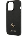 Hurtownia GSM - Etui Guess GUHCP13LPS4MK Apple iPhone 13 Pro czarny/black hardcase Saffiano 4G Small Metal Logo - GUE1843BLK - {ean13} - Hurt