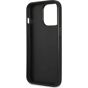 Etui Guess GUHCP13LPS4MK Apple iPhone 13 Pro czarny/black hardcase Saffiano 4G Small Metal Logo