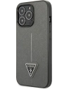 Wholesale Guess GUHCP13LPSATLG Apple iPhone 13 Pro silver hardcase Saffiano Triangle Logo - GUE1844SLV - {ean13} - Hurt