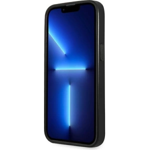 Etui Guess GUHCP13LPSATLG Apple iPhone 13 Pro srebrny/silver hardcase Saffiano Triangle Logo