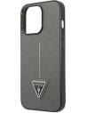 Wholesale Guess GUHCP13LPSATLG Apple iPhone 13 Pro silver hardcase Saffiano Triangle Logo - GUE1844SLV - {ean13} - Hurt