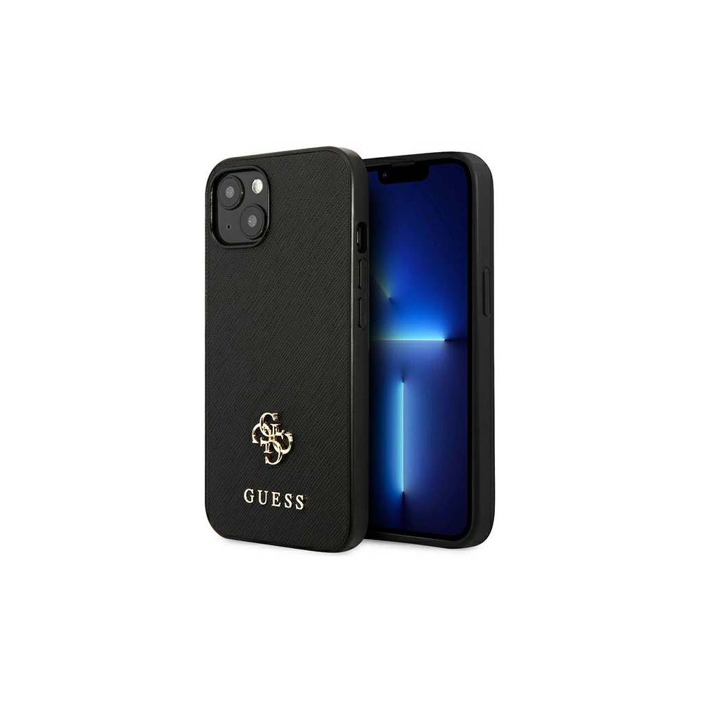 Hurtownia GSM - Etui Guess GUHCP13SPS4MK Apple iPhone 13 mini černý/black hardcase Saffiano 4G Small Metal Logo - GUE1847BLK - {ean13} - Hurt