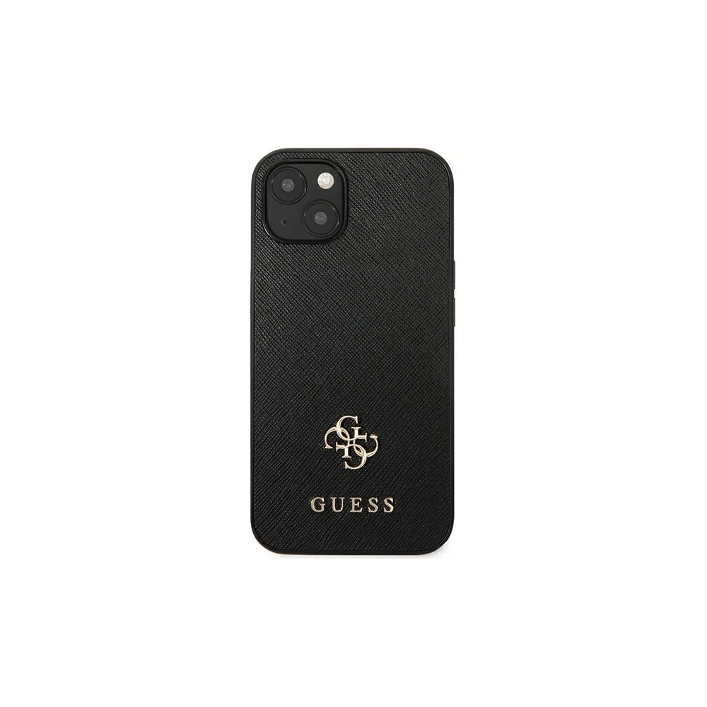 Hurtownia GSM - Etui Guess GUHCP13SPS4MK Apple iPhone 13 mini černý/black hardcase Saffiano 4G Small Metal Logo - GUE1847BLK - {ean13} - Hurt