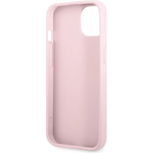 Etui Guess GUHCP13SPSASBPU Apple iPhone 13 mini fioletowy/purple Saffiano Hot Stamp & Metal Logo