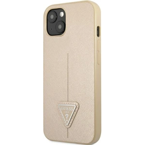 Hurtownia GSM - Etui Guess GUHCP13SPSATLE Apple iPhone 13 mini beżowy/beige hardcase Saffiano Triangle Logo - GUE1849BEI - {ean13} - Hurt