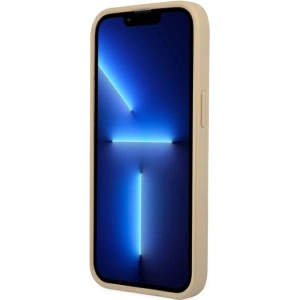 Hurtownia GSM - Etui Guess GUHCP13SPSATLE Apple iPhone 13 mini beżowy/beige hardcase Saffiano Triangle Logo - GUE1849BEI - {ean13} - Hurt