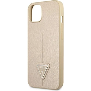 Hurtownia GSM - Etui Guess GUHCP13SPSATLE Apple iPhone 13 mini beżowy/beige hardcase Saffiano Triangle Logo - GUE1849BEI - {ean13} - Hurt