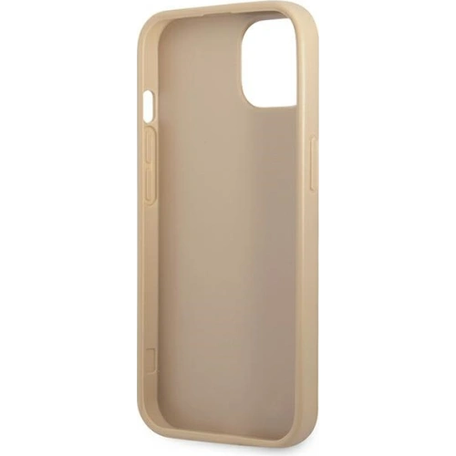Etui Guess GUHCP13SPSATLE Apple iPhone 13 mini beżowy/beige hardcase Saffiano Triangle Logo