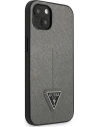 Hurtownia GSM - Etui Guess GUHCP13SPSATLG Apple iPhone 13 mini srebrny/silver hardcase Saffiano Triangle Logo - GUE1850SLV - {ean13} - Hurt