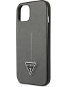 Hurtownia GSM - Etui Guess GUHCP13SPSATLG Apple iPhone 13 mini srebrny/silver hardcase Saffiano Triangle Logo - GUE1850SLV - {ean13} - Hurt