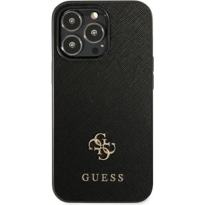 Etui Guess GUHCP13XPS4MK Apple iPhone 13 Pro Max czarny/black hardcase Saffiano 4G Small Metal Logo