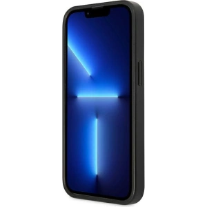 Etui Guess GUHCP13XPS4MK Apple iPhone 13 Pro Max czarny/black hardcase Saffiano 4G Small Metal Logo