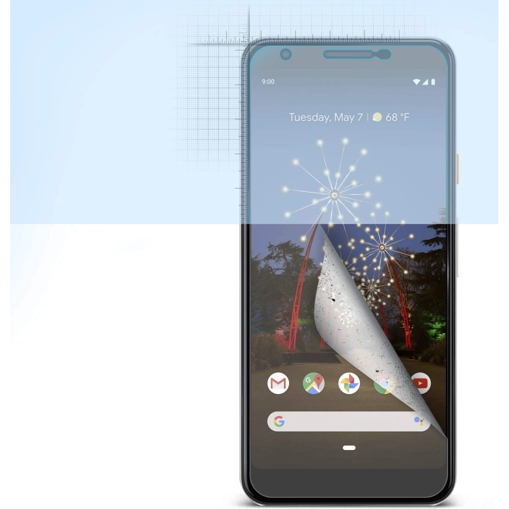 Fólie Ringke Dual Easy Full Cover Google Pixel 3a XL Case Friendly