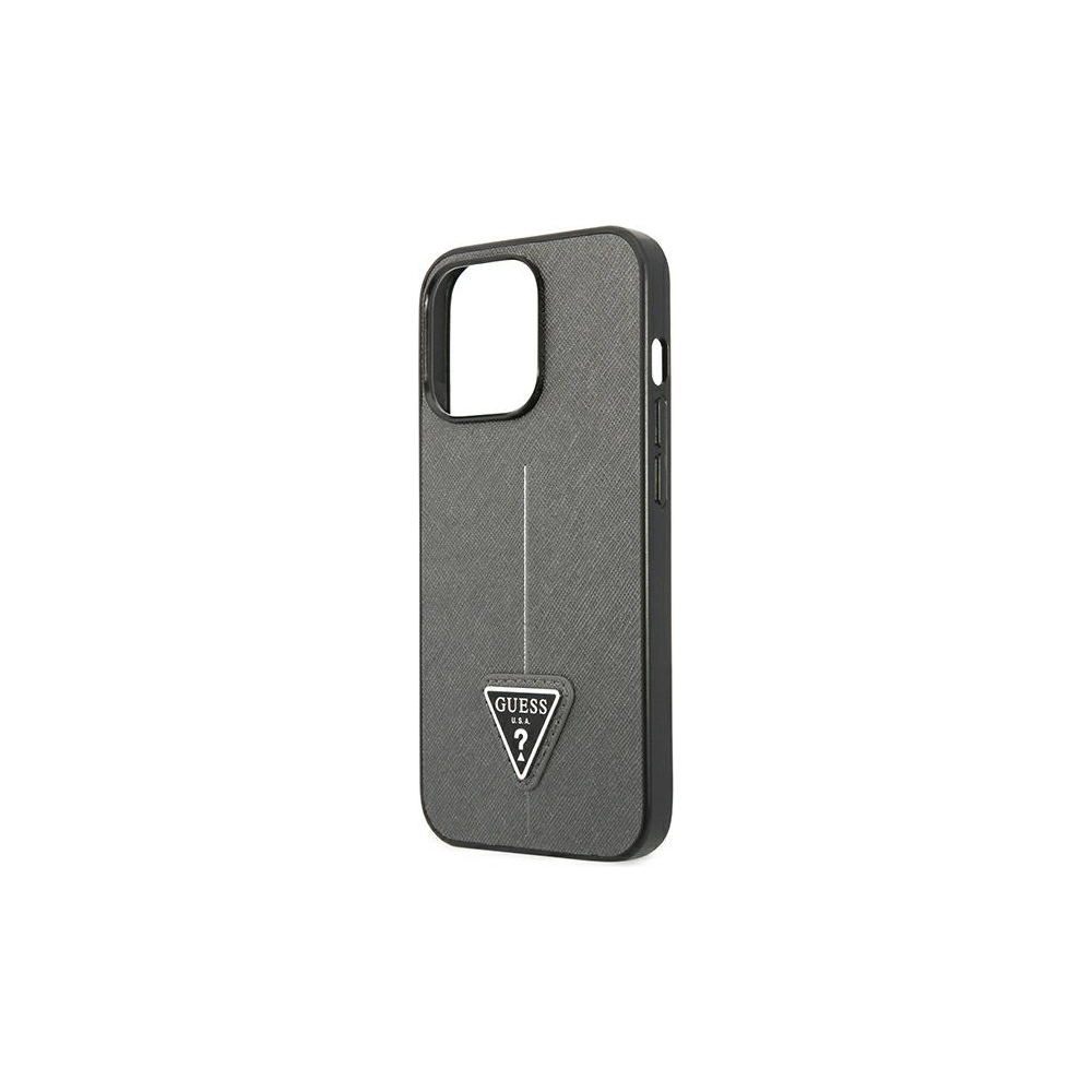 Hurtownia GSM - Etui Guess GUHCP13XPSATLG Apple iPhone 13 Pro Max srebrny/silver hardcase Saffiano Triangle Logo - GUE1852SLV - {ean13} - Hurt