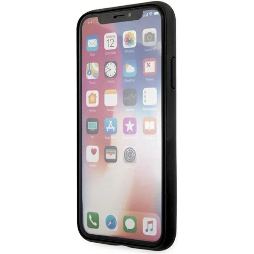 Etui Guess GUHCPXG4GFBR Apple iPhone XS/X brązowy/brown hard case 4G Metal Gold Logo