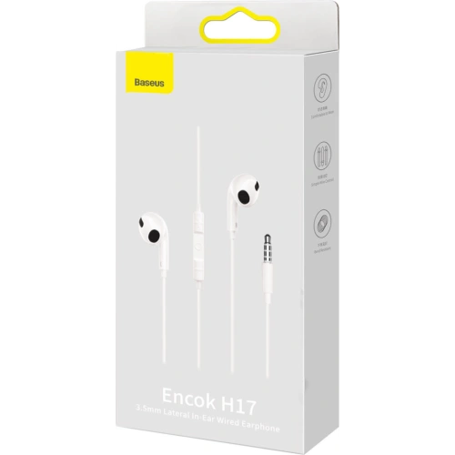 Słuchawki Baseus Encok H17 minijack 3.5mm biały