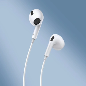 Hurtownia GSM - Sluchátka Baseus Encok H17 minijack 3.5mm bílá - BSU3388WHT - {ean13} - Hurt