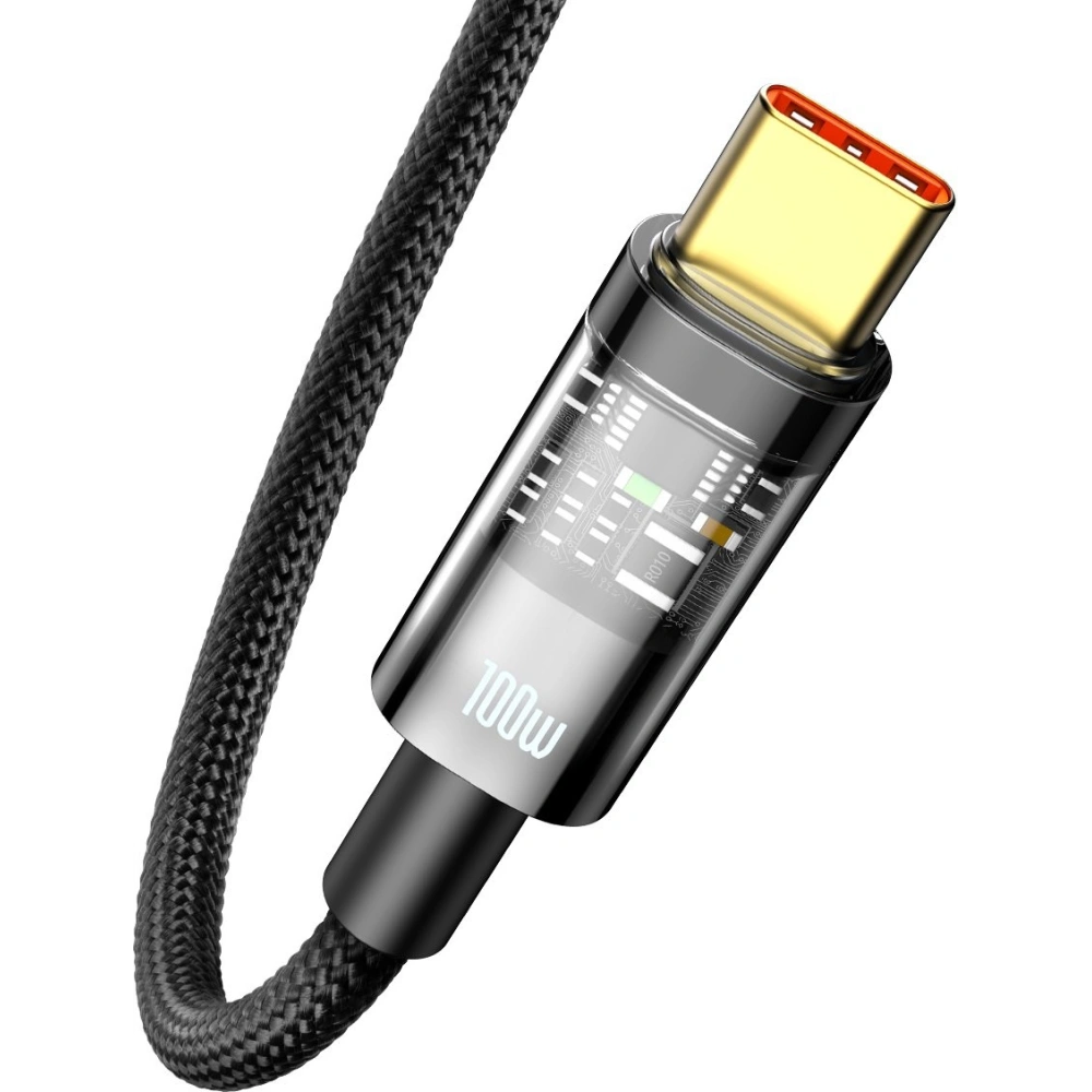 Hurtownia GSM - Kabel Baseus Explorer Series USB-A – USB-C 100W 1m czarny - BSU3390BLK - {ean13} - Hurt