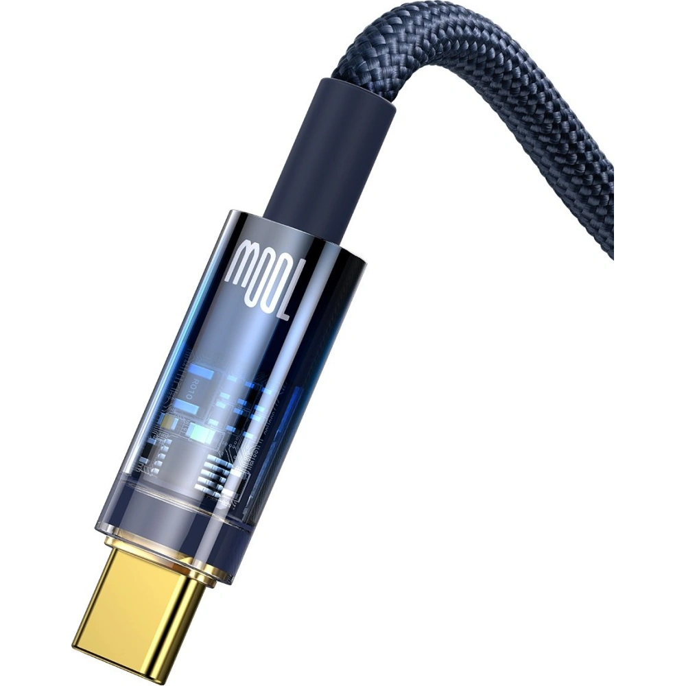 Hurtownia GSM - Kabel Baseus Explorer Series USB-A – USB-C 100W 1m niebieski - BSU3391BLU - {ean13} - Hurt