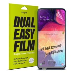 2x folia Samsung Galaxy A20/A30/A50 - Ringke Dual Easy - Home Screen