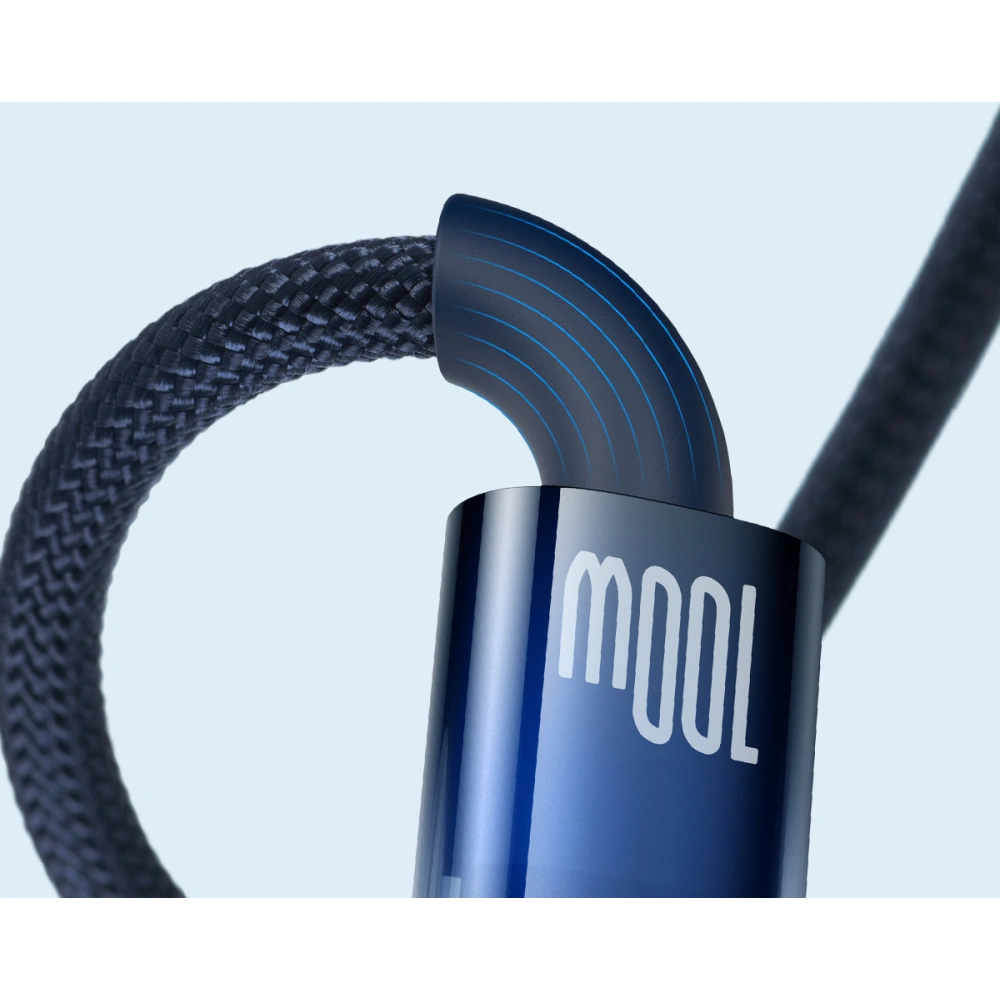 Wholesale Baseus Explorer Series Auto Power-Off Fast Charging Data Cable USB to Type-C 100W 2m Blue - BSU3393BLU - {ean13} - Hurt