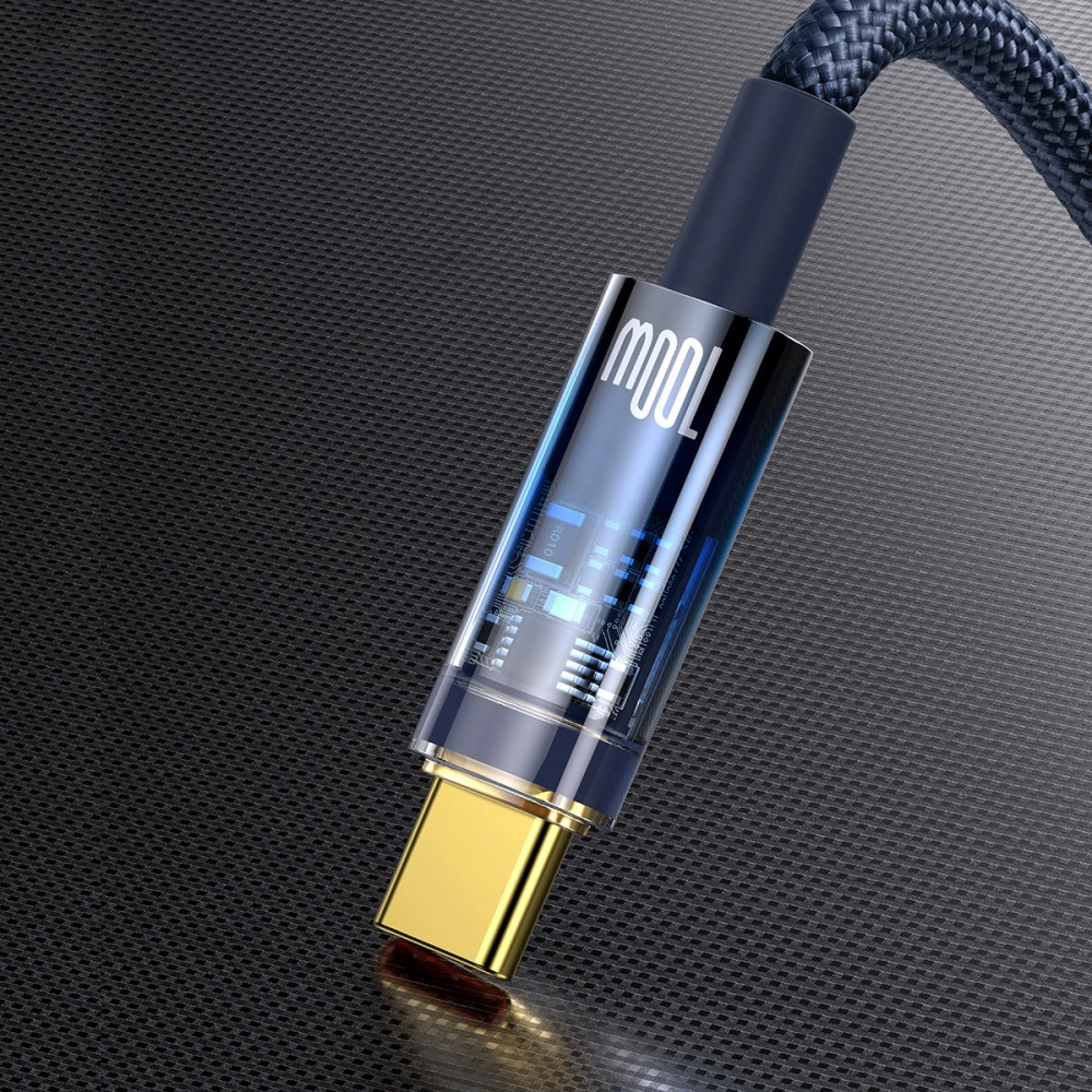 Hurtownia GSM - Kabel Baseus Explorer Series USB-A – USB-C 100W 2m niebieski - BSU3393BLU - {ean13} - Hurt