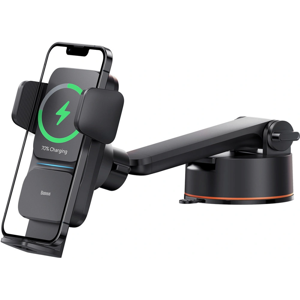 Hurtownia GSM - Upevnění do auta Baseus Wisdom Auto Alignment Car Mount Wireless Charger QI 15W (sací základna) černé - BSU3394BLK - {ean13} - Hurt