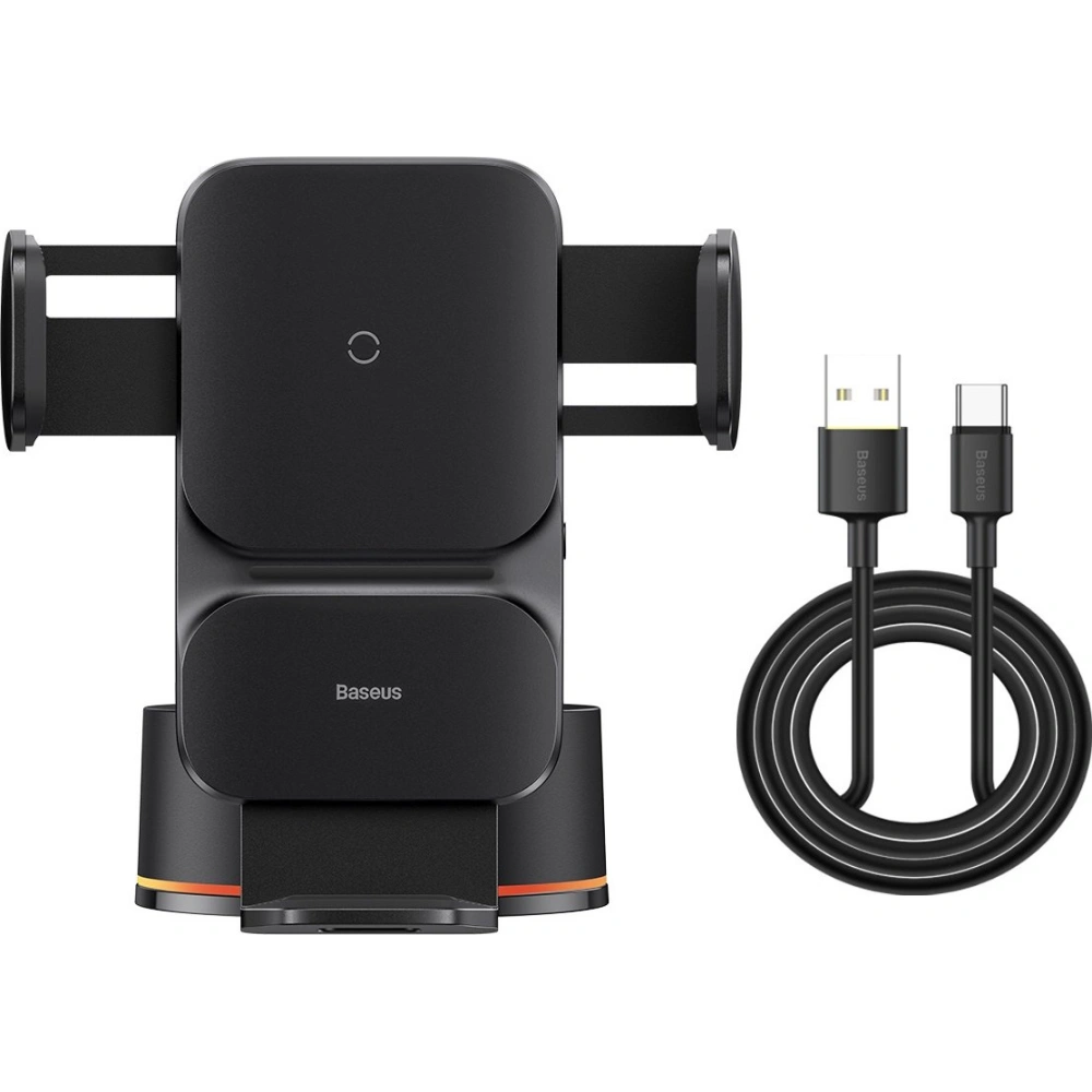 Hurtownia GSM - Upevnění do auta Baseus Wisdom Auto Alignment Car Mount Wireless Charger QI 15W (sací základna) černé - BSU3394BLK - {ean13} - Hurt