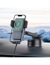 Hurtownia GSM - Uchwyt samochodowy Baseus Wisdom Auto Alignment Car Mount Wireless Charger QI 15W (Suction base) Black - BSU3394BLK - {ean13} - Hurt