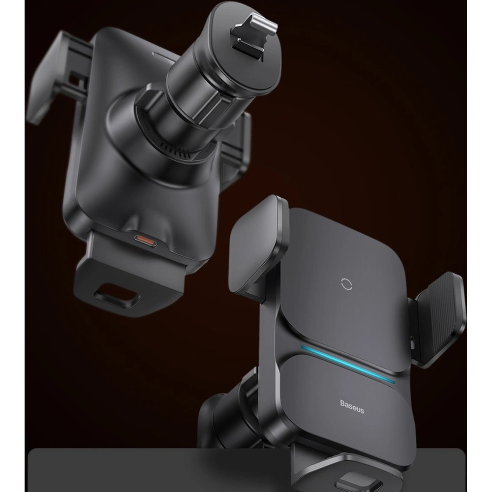 Hurtownia GSM - Upevnění do auta Baseus Wisdom Auto Alignment Car Mount Wireless Charger QI 15W (sací základna) černé - BSU3394BLK - {ean13} - Hurt