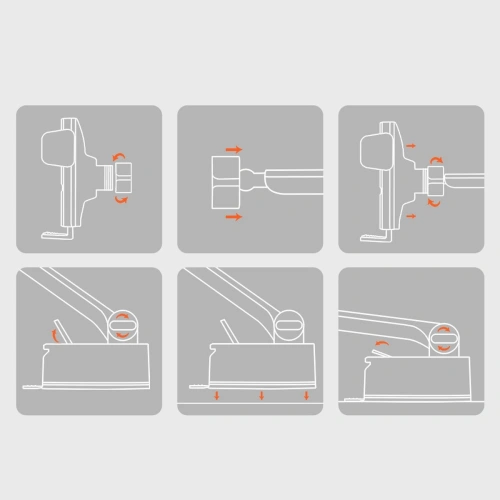 Uchwyt samochodowy Baseus Wisdom Auto Alignment Car Mount Wireless Charger QI 15W (Suction base) Black