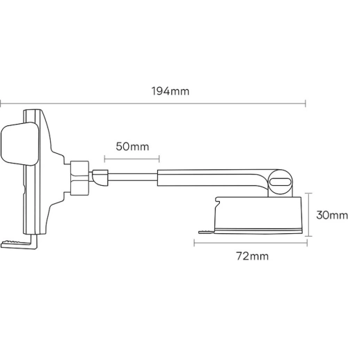 Uchwyt samochodowy Baseus Wisdom Auto Alignment Car Mount Wireless Charger QI 15W (Suction base) Black