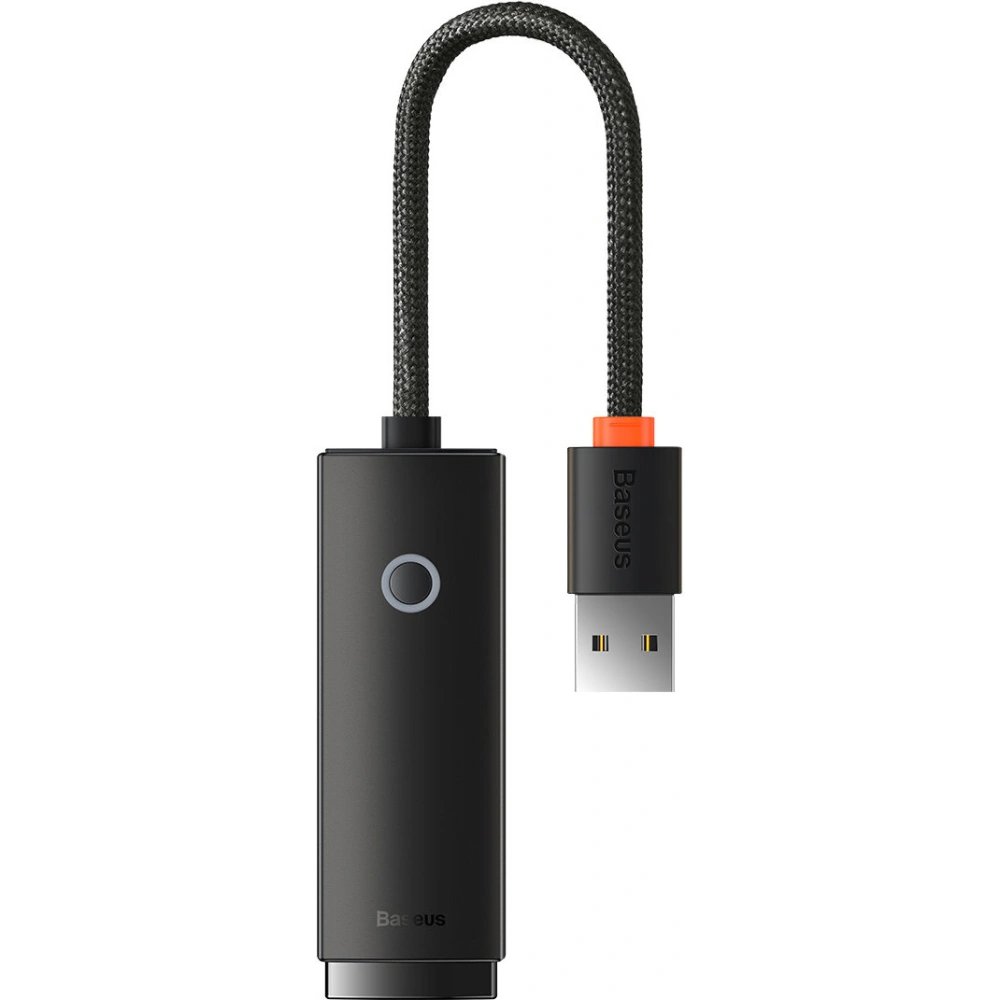 Hurtownia GSM - Adapter Baseus Lite Series USB-A - RJ45 gniazdo LAN 100Mbps czarny - BSU3395BLK - {ean13} - Hurt