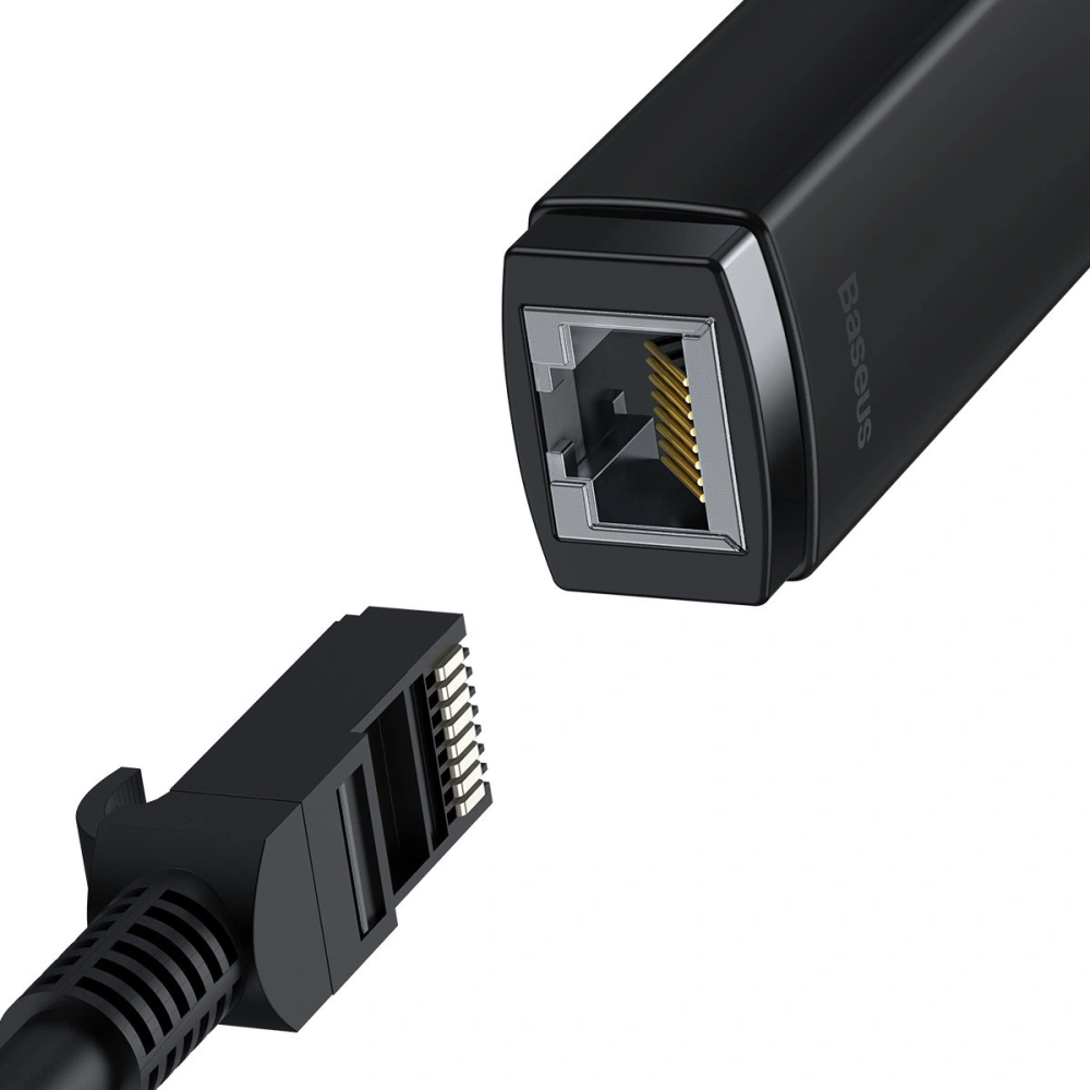 Hurtownia GSM - Adaptér Baseus Lite Series USB-A - RJ45 port LAN 100Mbps černý - BSU3395BLK - {ean13} - Hurt
