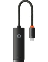 Adapter Baseus Lite Series USB-C - RJ45 gniazdo LAN 100Mbps czarny