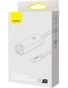 Hurtownia GSM - Adapter Baseus Lite Series USB-C - RJ45 gniazdo LAN 100Mbps czarny - BSU3396BLK - {ean13} - Hurt