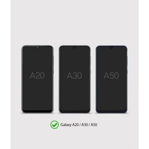 2x folia Samsung Galaxy A20/A30/A50 - Ringke Dual Easy - Home Screen