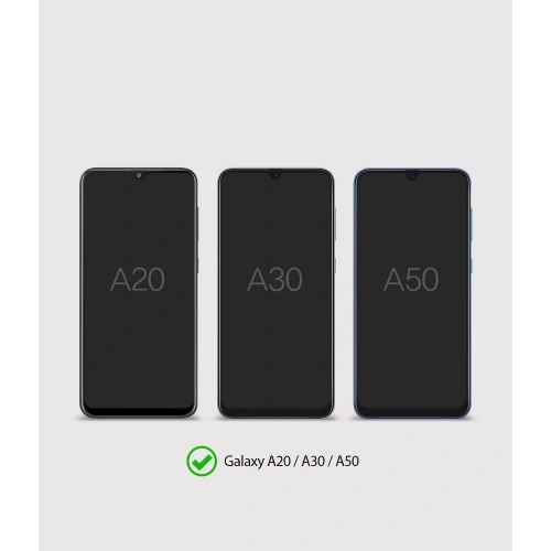 2x folia Samsung Galaxy A20/A30/A50 - Ringke Dual Easy - Home Screen