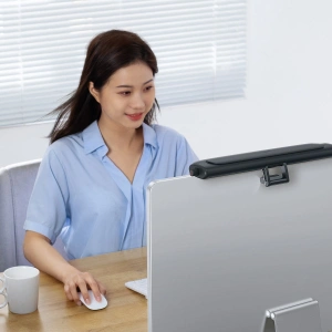 Wholesale Baseus Refreshing Monitor Clip-On & Stand-Up Desk Fan Black - BSU3397BLK - {ean13} - Hurt